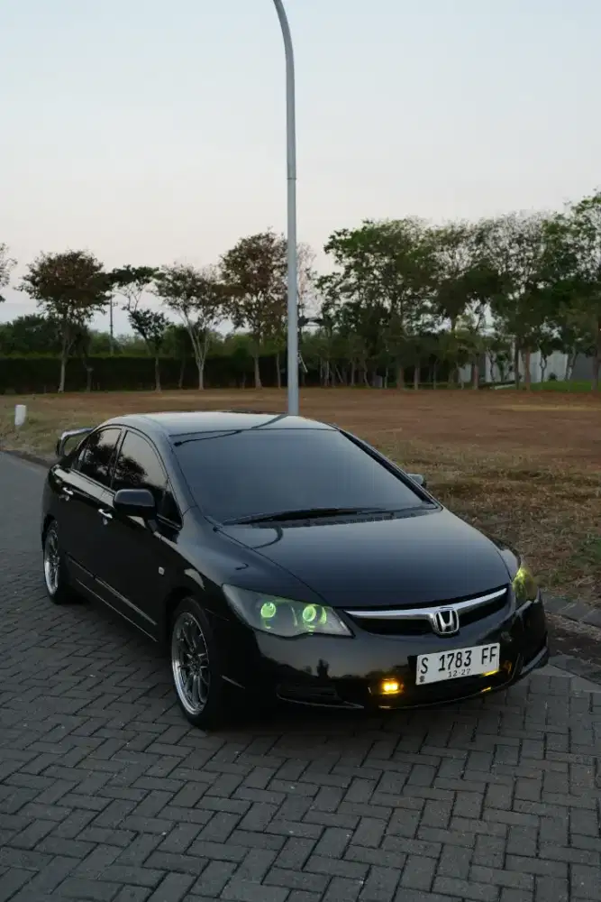 FOR SALE!!! CIVIC FD MANUAL 1.8, 2007, HITAM, FULL MODS OEM+