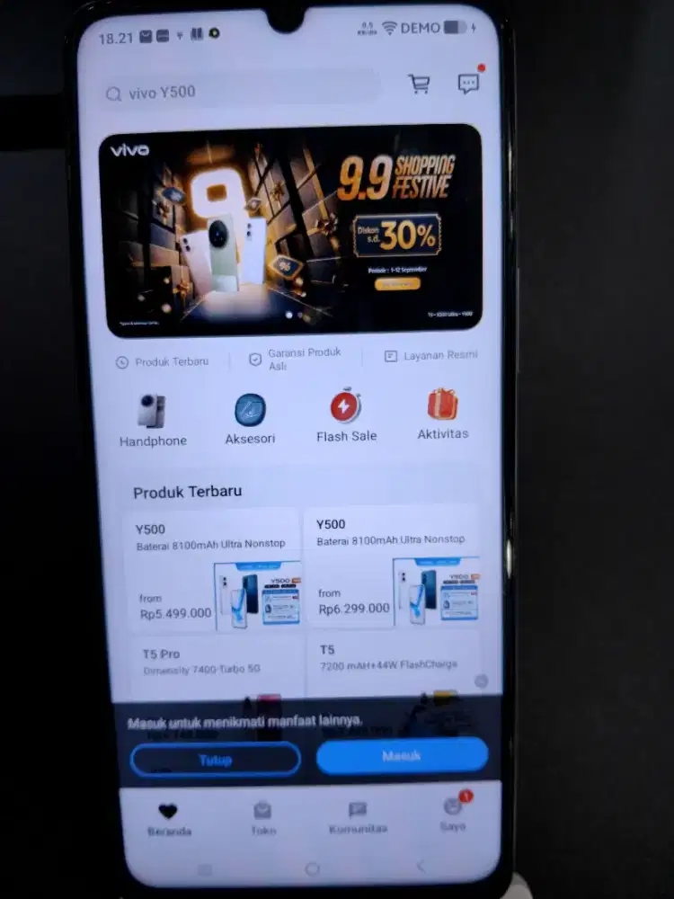 VIVO Y05, BISA CICILAN TANPA APLIKASI SYARAT CUMA KTP