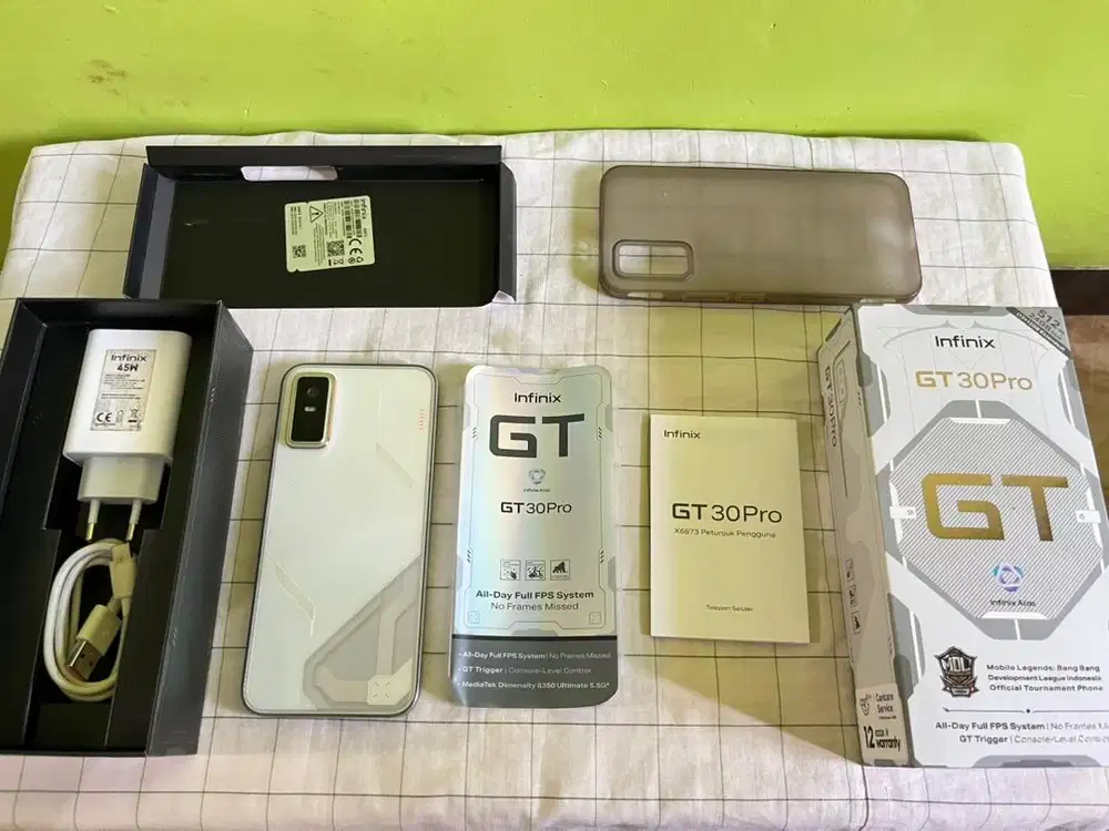INFINIX GT 30 PRO 12/512 99% MULUS FULLSET ORIGINAL GARANSI 2027 JOSS
