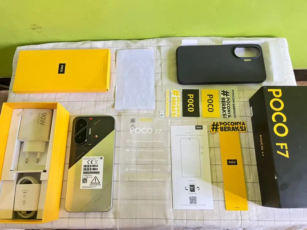 POCO F7 12/512 98% MULUS LIKE NEW BH 99% cc rendah fullset original