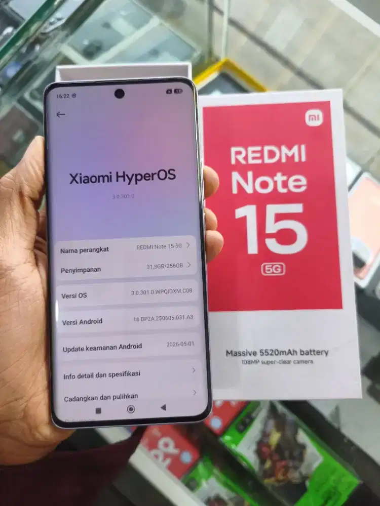 Xiaomi Redmi Note 15 5G 8/256 Fullset Garansi