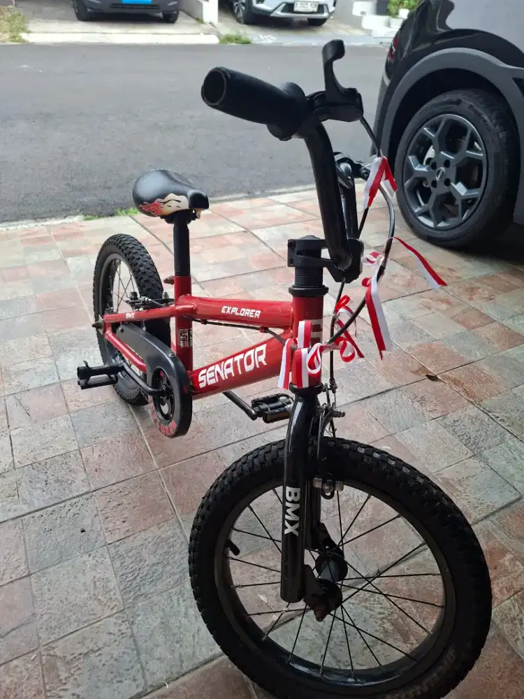 Sepeda Senator Merah Ring 16