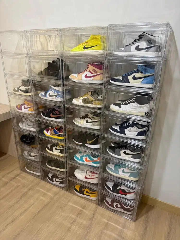 Box Sepatu Akrilik Transparan Sepatu