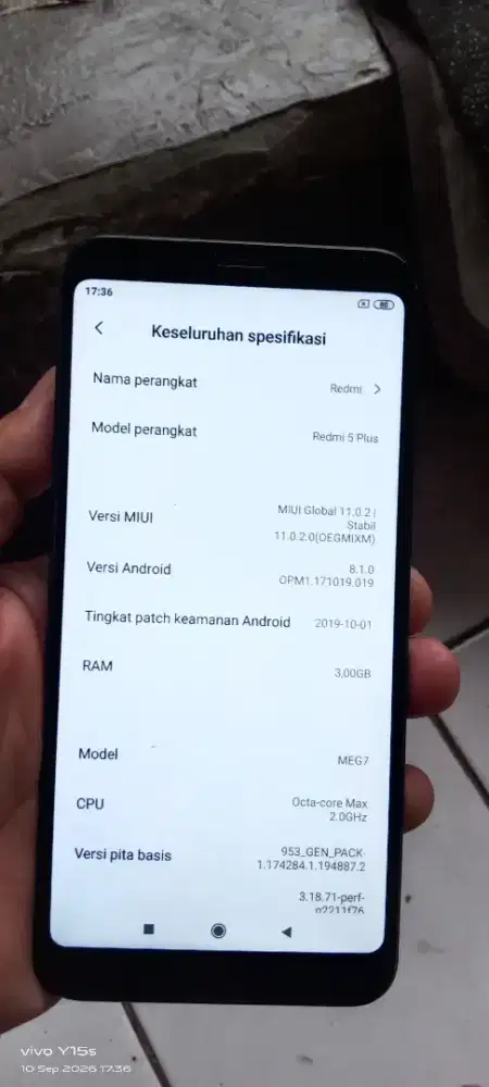 Redmi 5+ plus. 3/32 pmkyan ja
