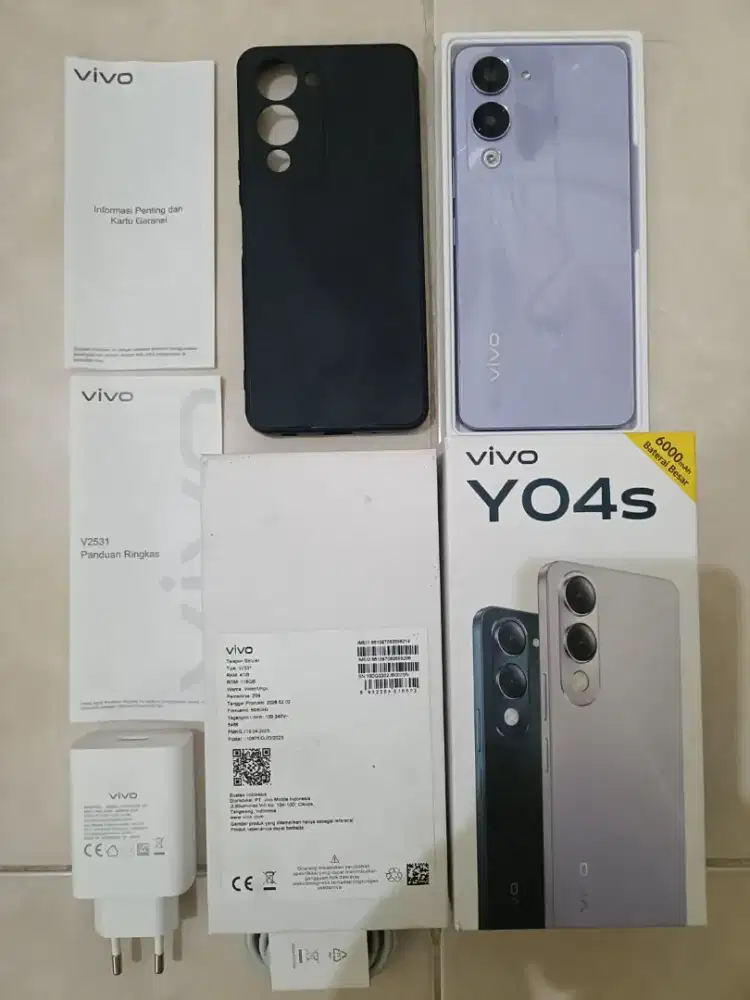 Vivo Y04s seperti baru 4/128