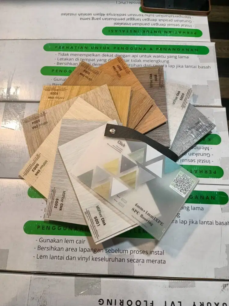 SPC Flooring MS Floor 5mm | Lantai SPC 5mm Motif Kayu | SPC Floor