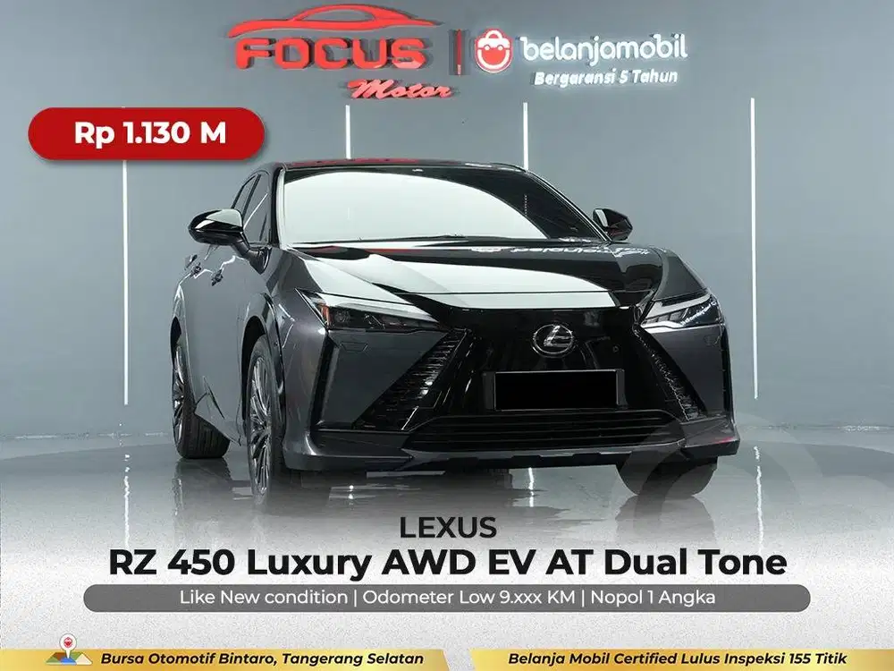 [ GARANSI 5THN AWD KM 9RB ] Lexus RZ 450 RZ450 Luxury 2022/2023/2024