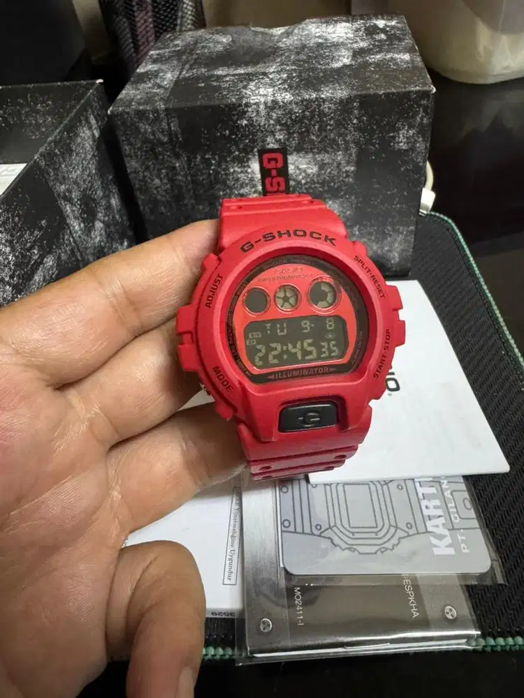 Gshock dw 6900rrb fullset