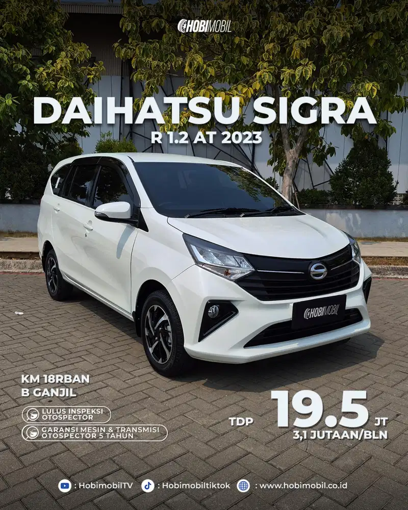 Daihatsu Sigra R 1.2 AT Thn 2023