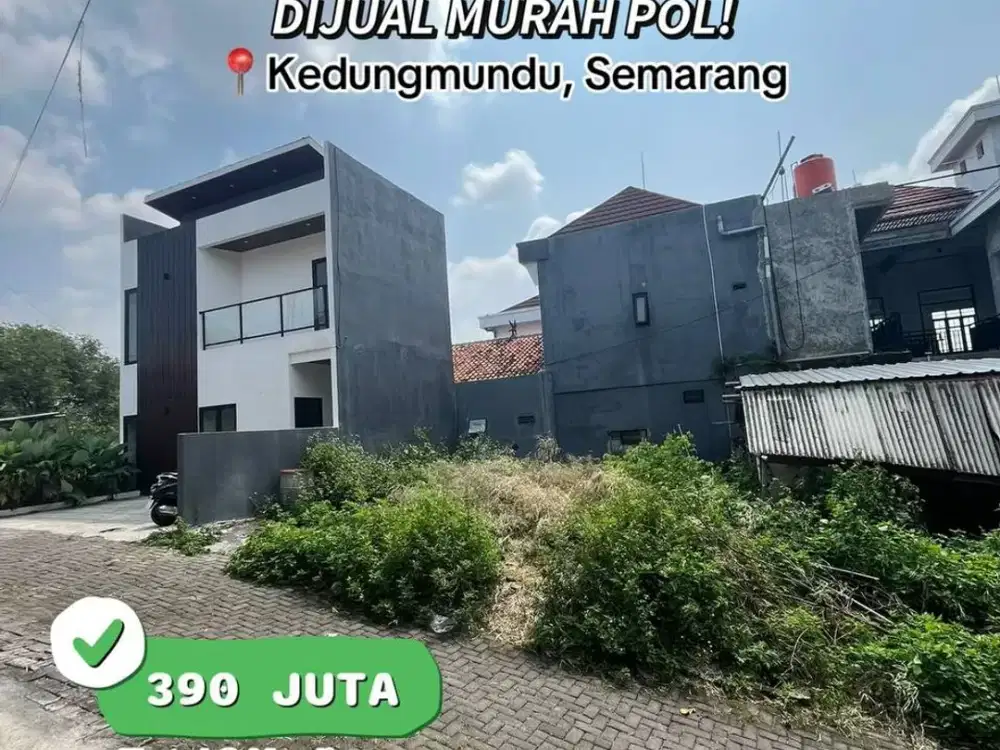 KAVLING MURAH SIAP BANGUN BANGET + AREA FULL HUNIAN