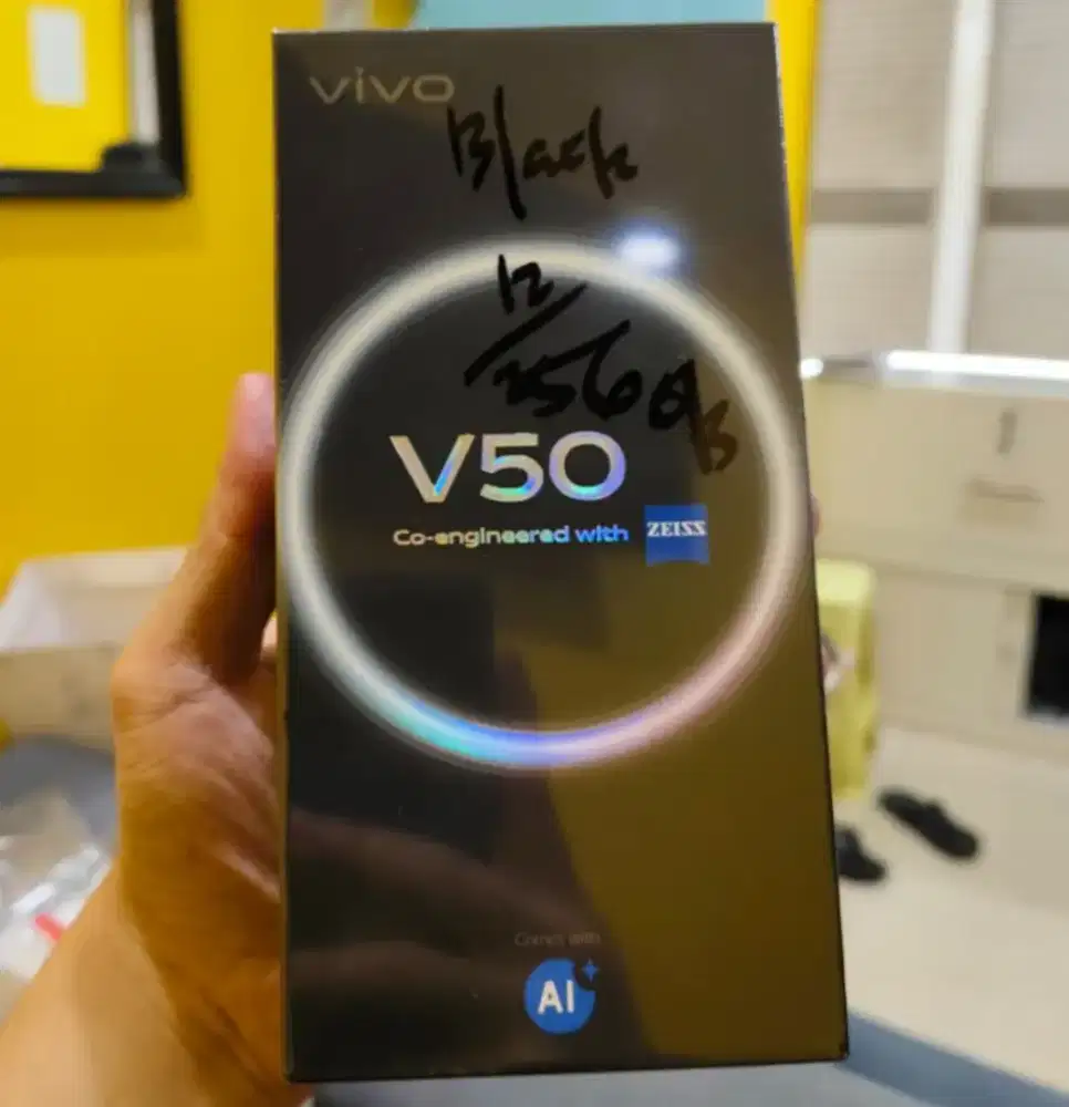 VIVO V50 5G 12GB+256GB Black BNIB Garansi Resmi Indonesia