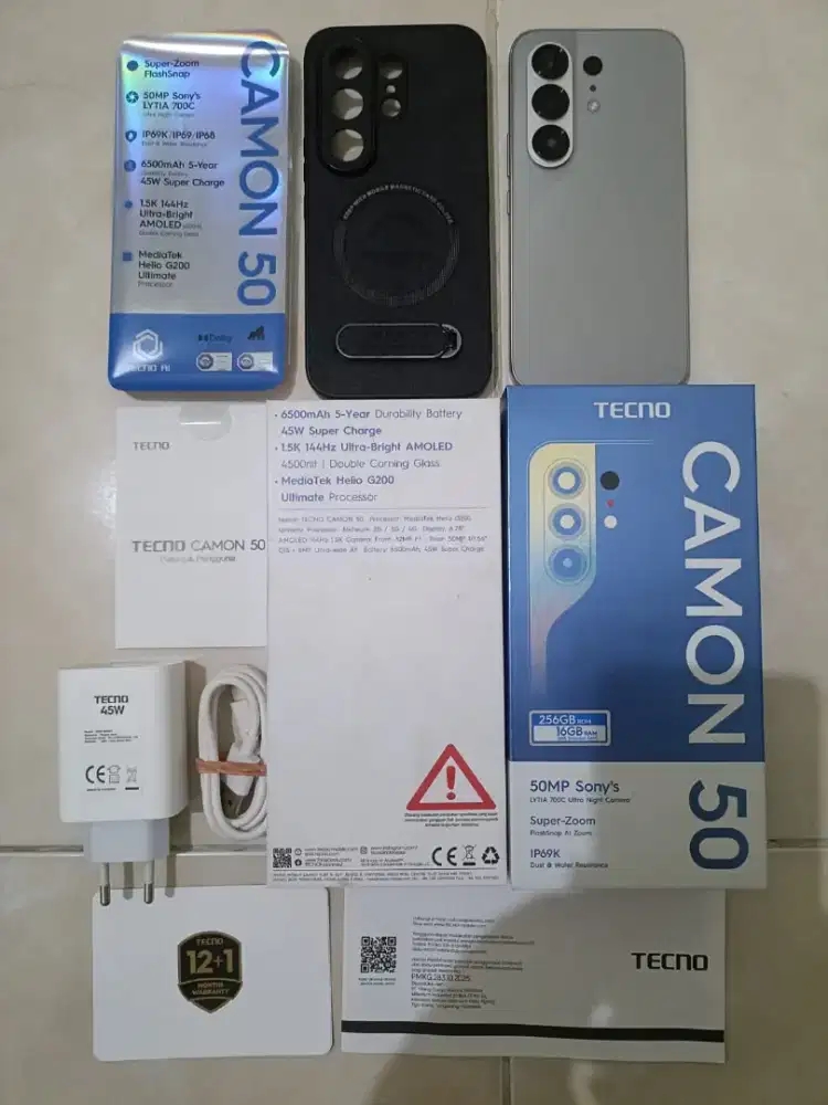 Tecno camon 50 8/256 3bulan pakai