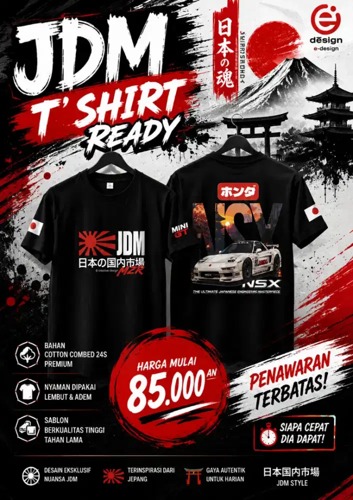 Kaos custom satuan dan lusinan