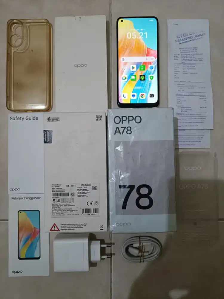 Oppo A78 8/256 asli Oppo bukan barang refurbish