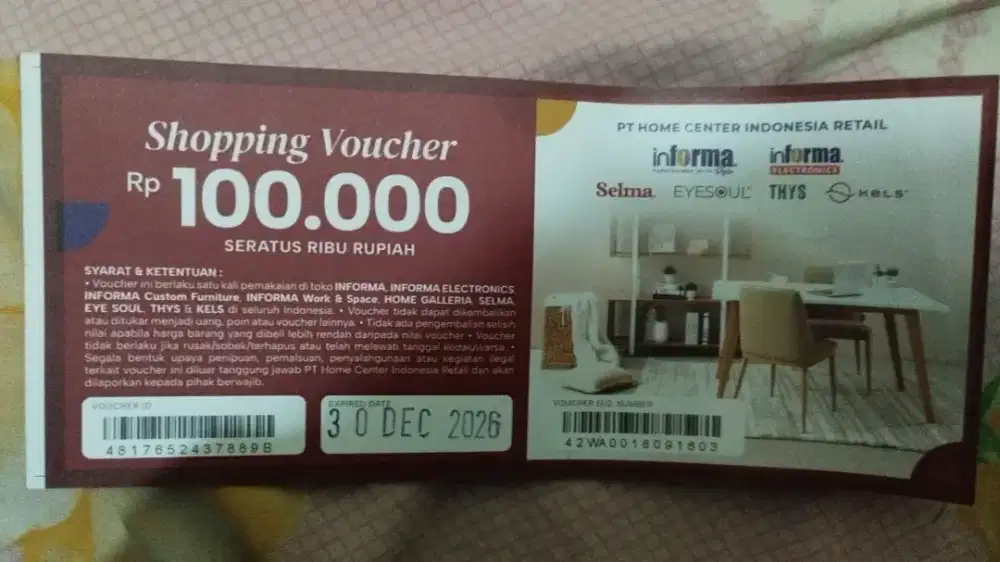 Dijual Voucher Informa 500 Ribu