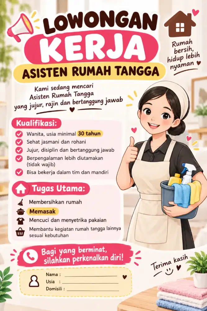 ART pulang pergi (Serapi-nya)