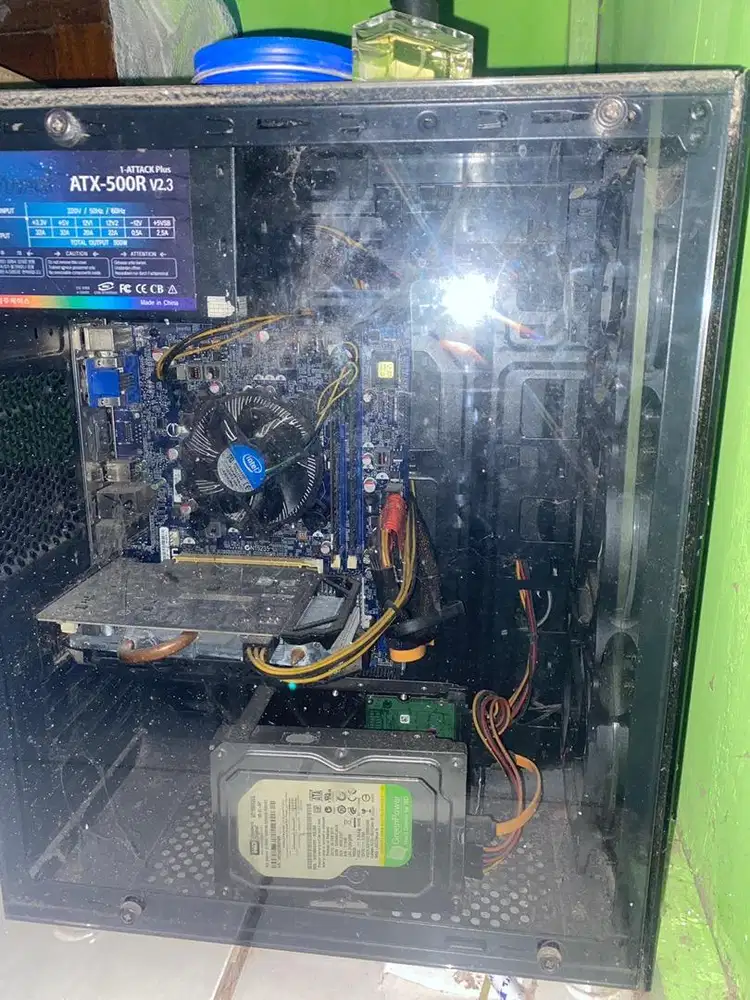 Pc gaming murah siap pakai full set vga zotac gtx 2 gb ram 4 gb