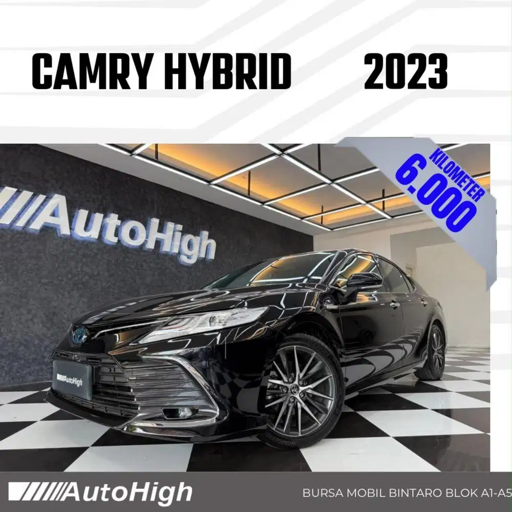 DP10% [Km6.000] Camry Hybrid 2023 Black Reg 2024 #AUTOHIGH