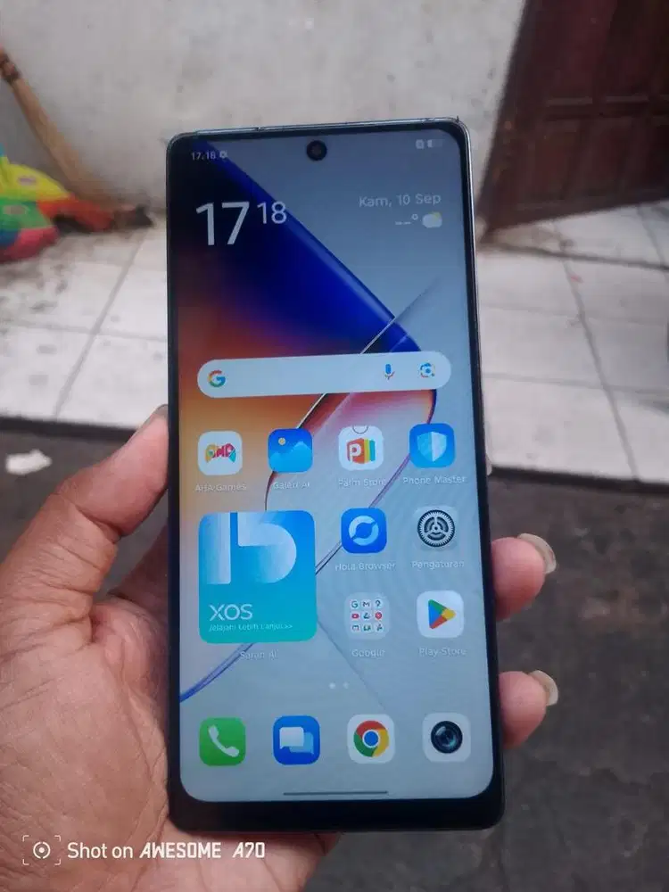 BU hp infinix note 40 8+8/256 batere awet nfc on game berat libas