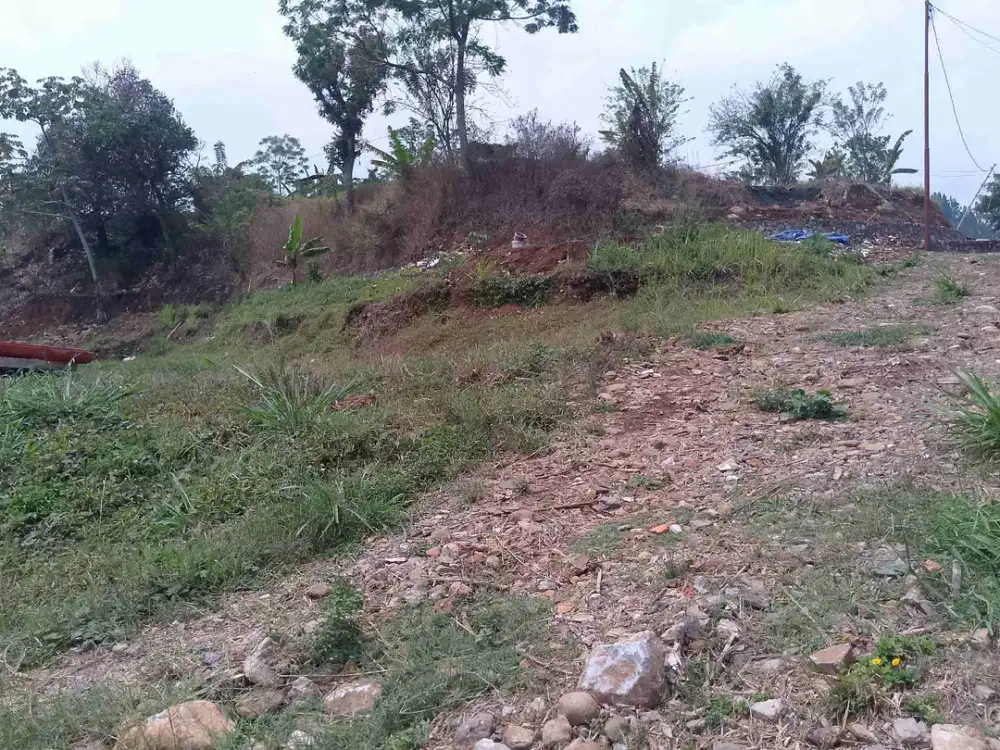 di jual lahan siap bangun shm akses mobil view gunung di Cisarua puncak