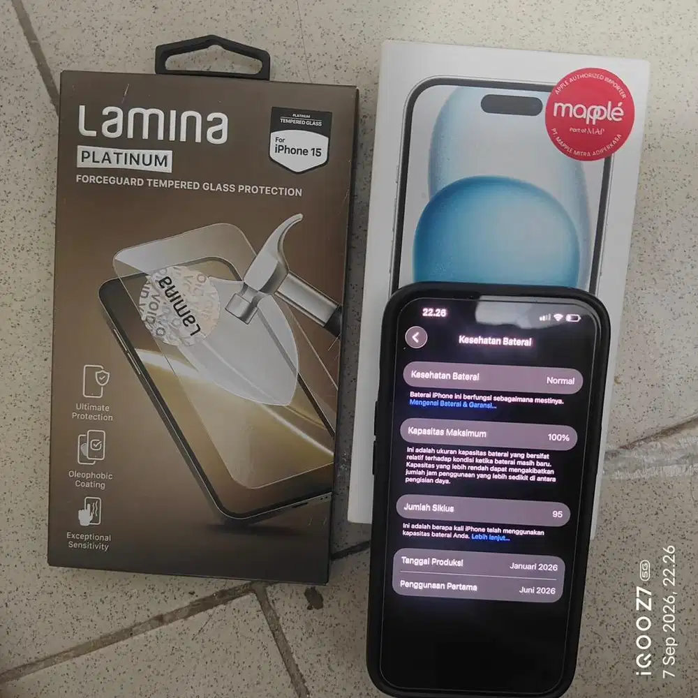 Jual cepat Iphone 15 original Like New