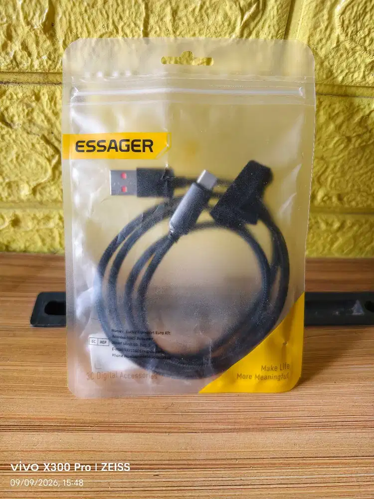 Kabel Type C Essager Fast Charging Essager 100W LED Display 1m