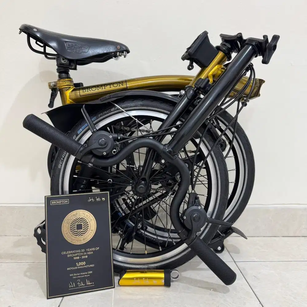 BROMPTON M6L ASIA GOLD LIMITED EDITION 2019 - LIKE NEW