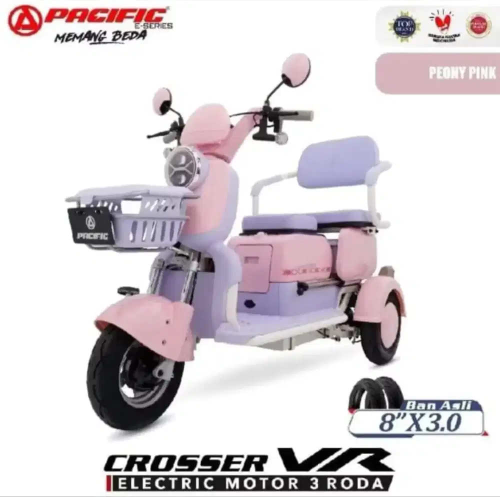 Sepeda listrik roda 3 Pacifik