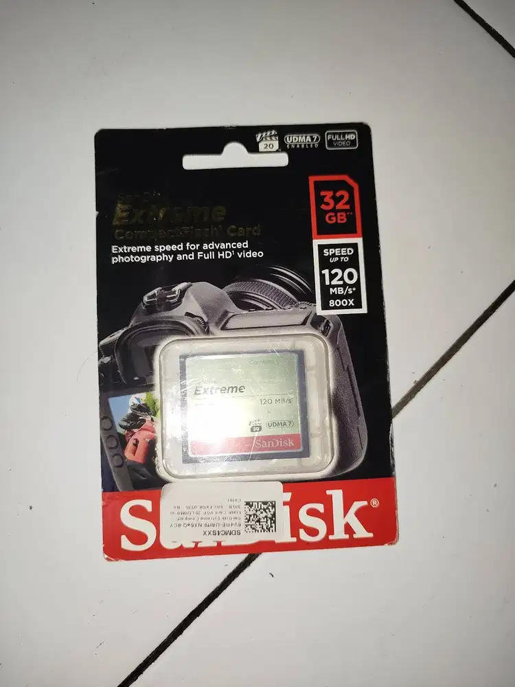 SanDisk Extreme Compact Flash Card 120MB/s 32GB