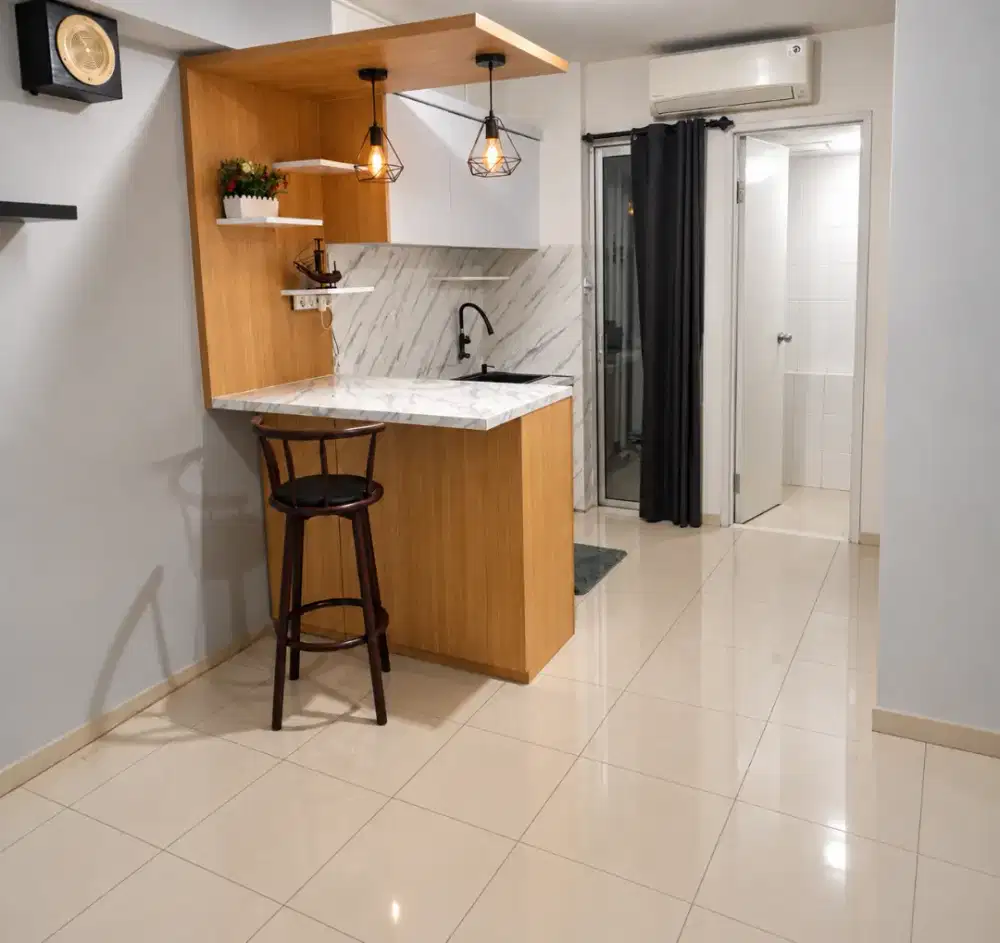 Spesialis 2 Bedroom Semi Furnished Apartemen Bassura City Free IPL