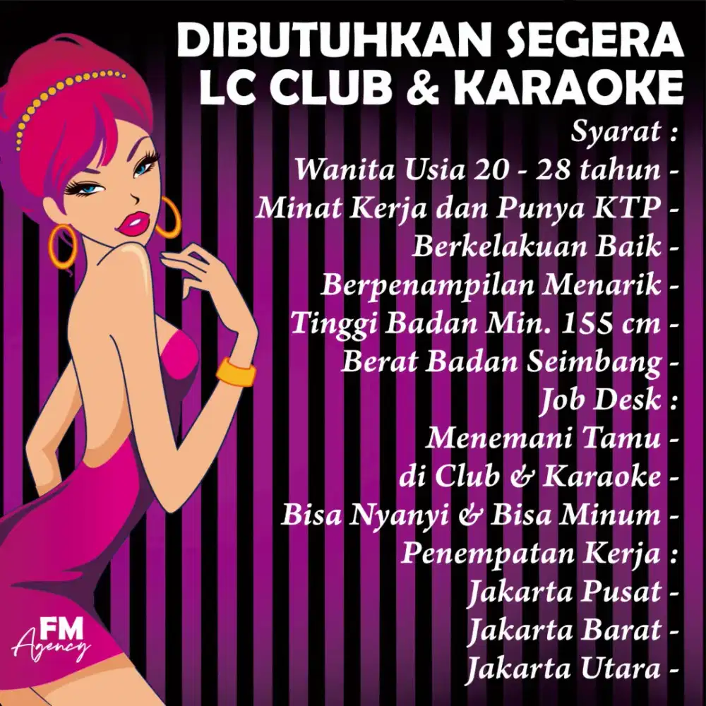 Dicari sebanyak-banyaknya LC Club & Karaoke