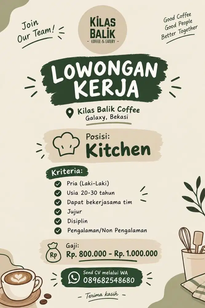Lowongan Kerja Kitchen