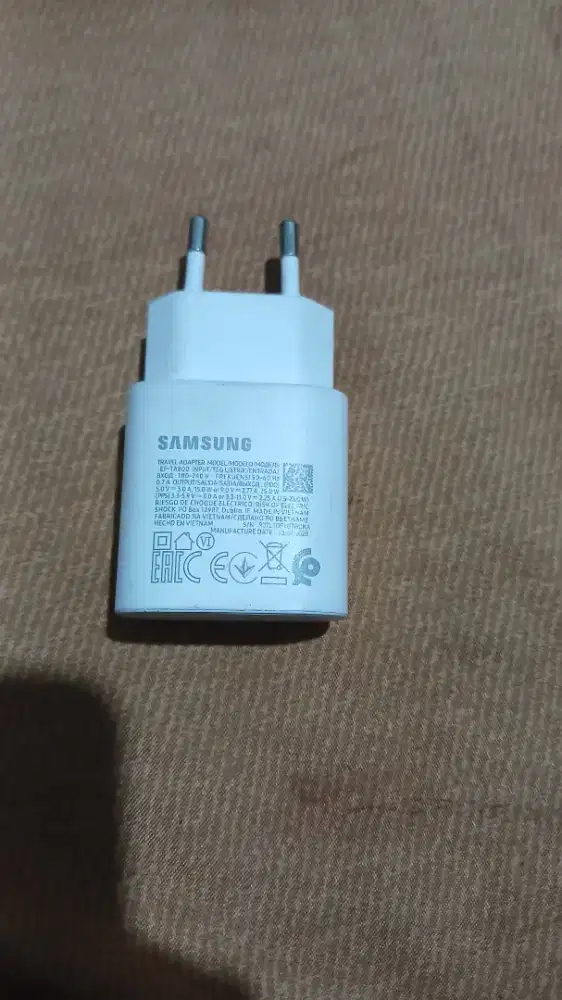 Kepala charger samsung 25 watt original bawaan hp