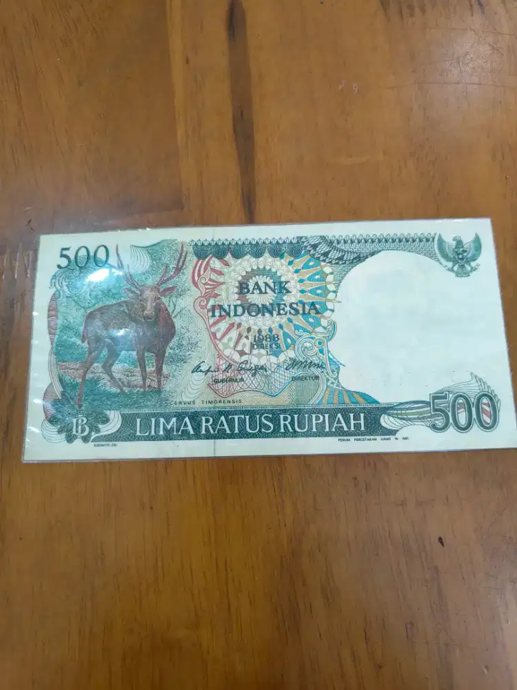 Uang kertas lama kondisi sangat terawat