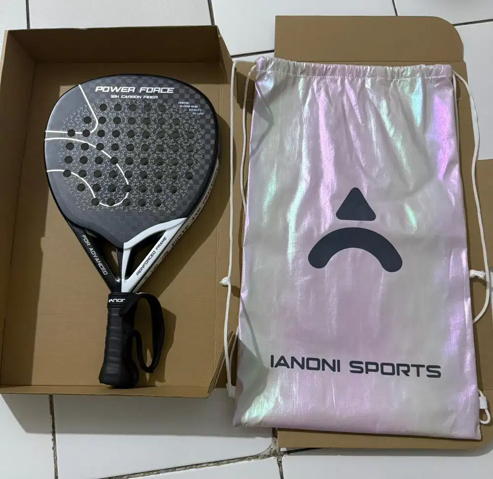 Dijual raket padel new mulus fulset