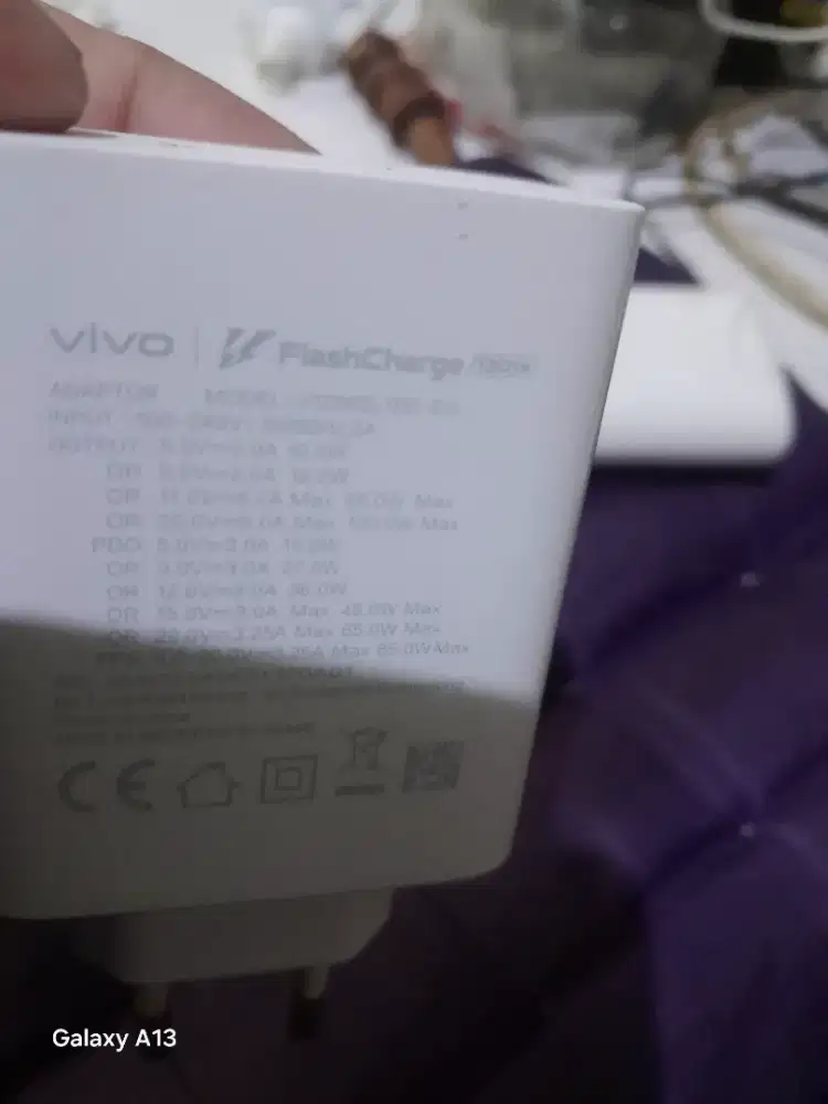 Kepala charger vivo 120wt original fast charging bgus mulus