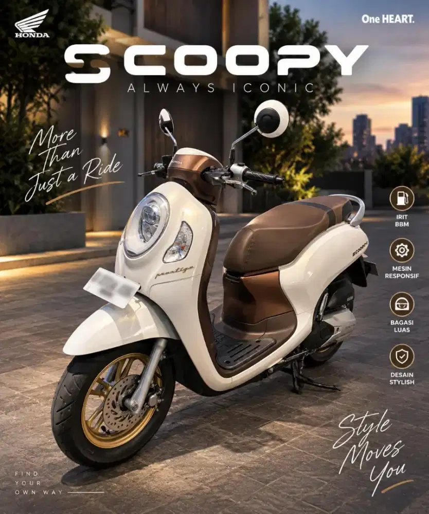 Honda Scoopy Prestige White 2021 – Mulus, Terawat & Siap Pakai!