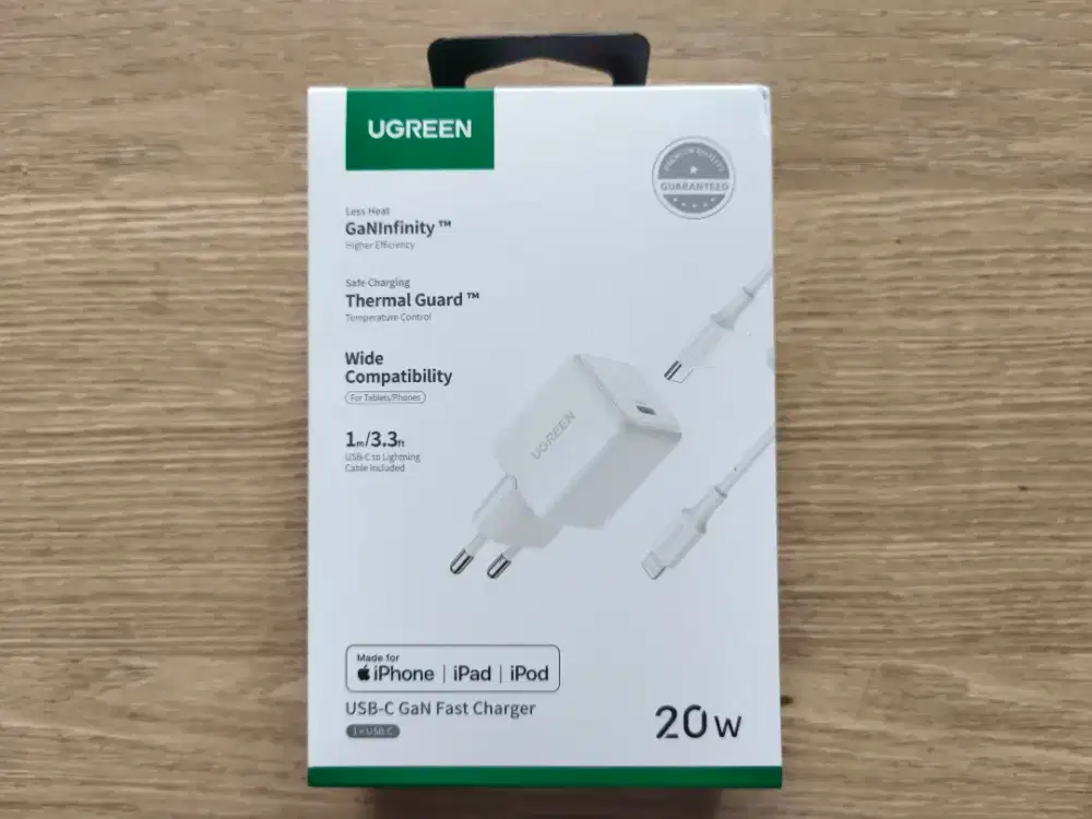 Charger Ugreen GaN 20W Baru Segel