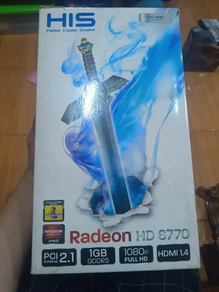 HIS Radeon hd 6770 gddr5 fullset