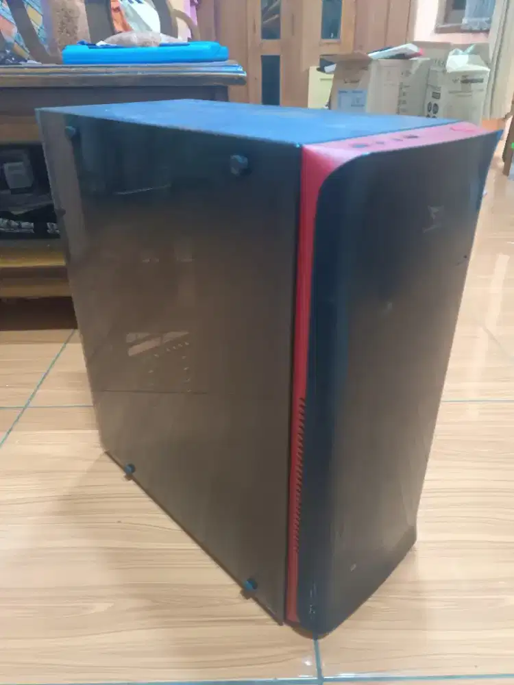 Casing pc alcatroz tempered glass