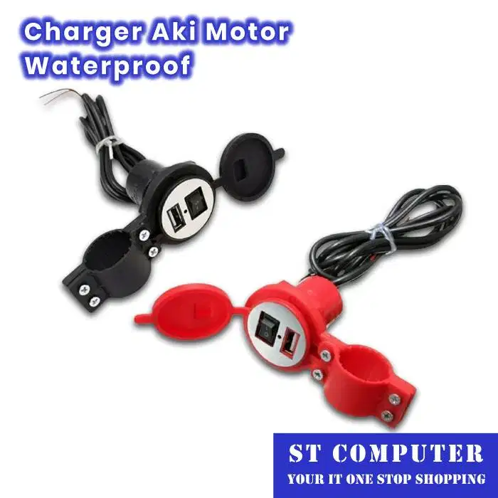 Charger Handphone Colok Aki Motor Waterproof