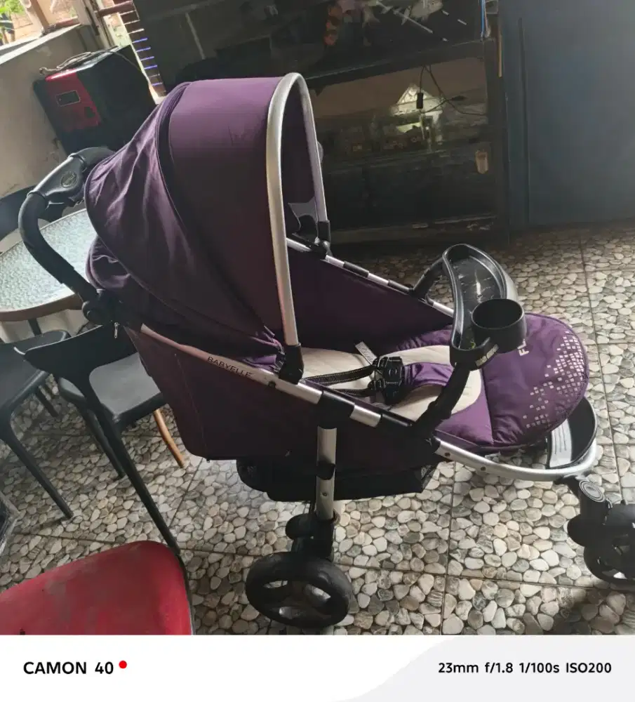 Prelove stroller merk baby Elle free carseat
