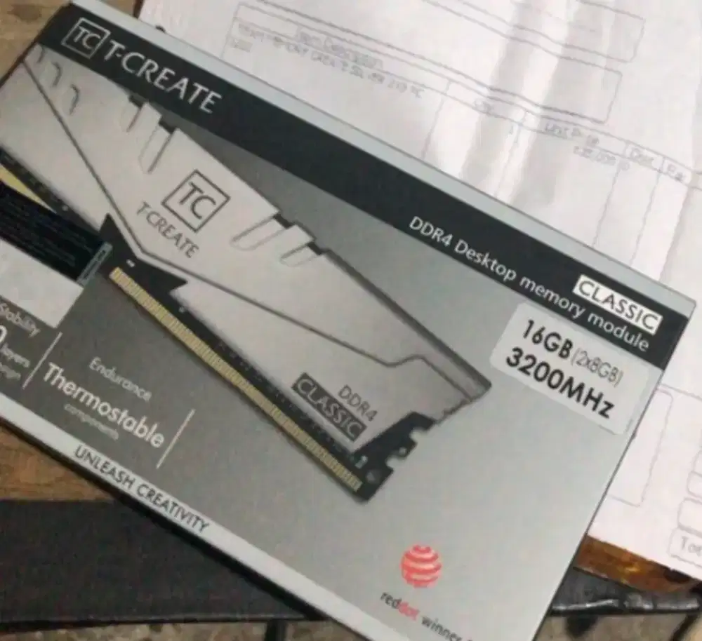 RAM PC T-CREATE 2X8 GB DDR4