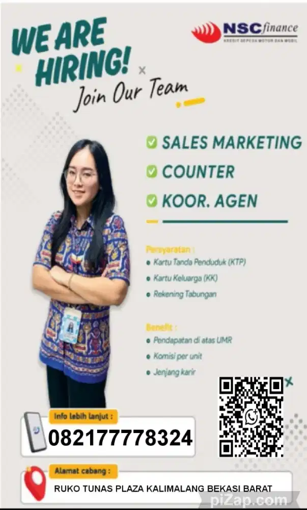 Dibutuhkan Sales,Marketing Dana Tunai