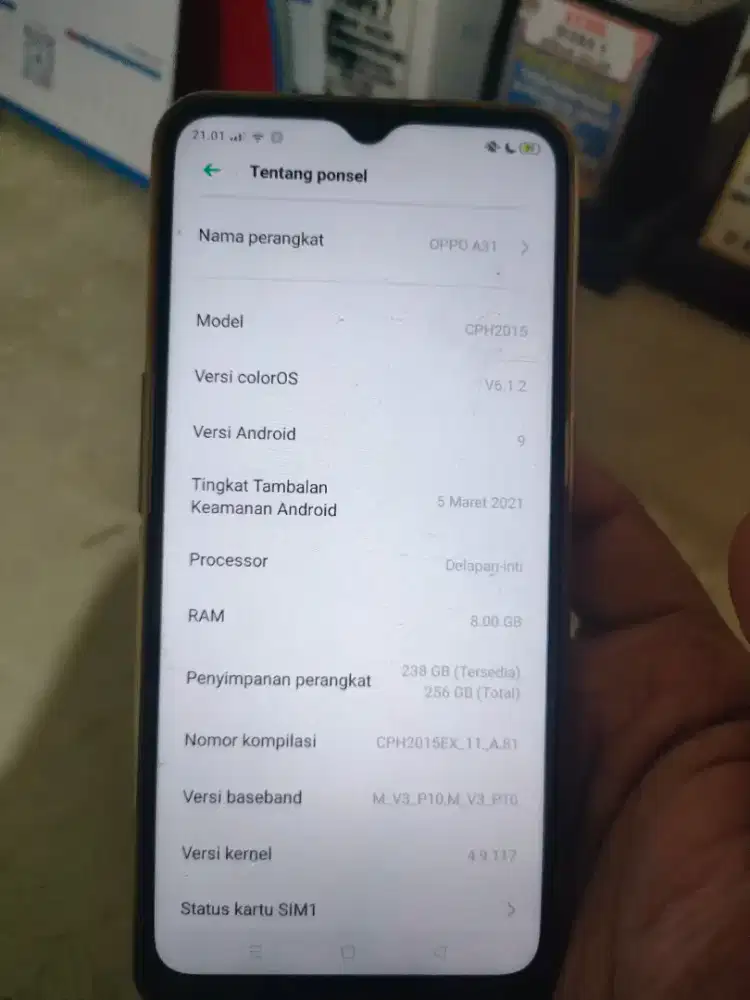 oppo a31 8/256 normal no minus