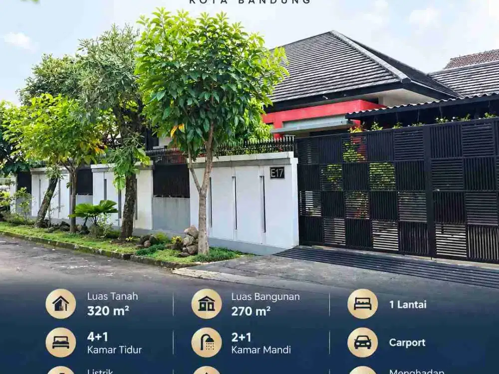 Rumah Luas Arcamanik Endah Dekat Antapani Bandung