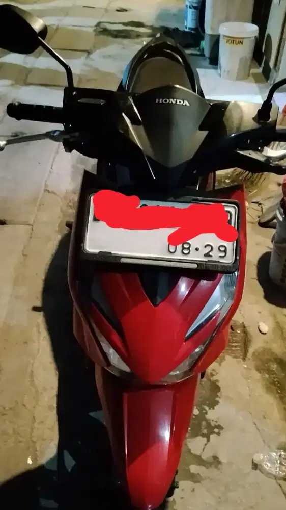 HONDA BEAT CBS SPORTY 2024 MERAH MULUS