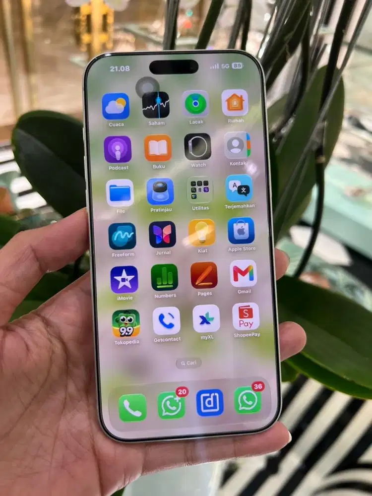 Iphone 17 promax 256gb silver digimap mulus