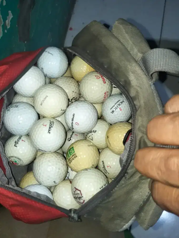 Bola golf second dan msh bagus