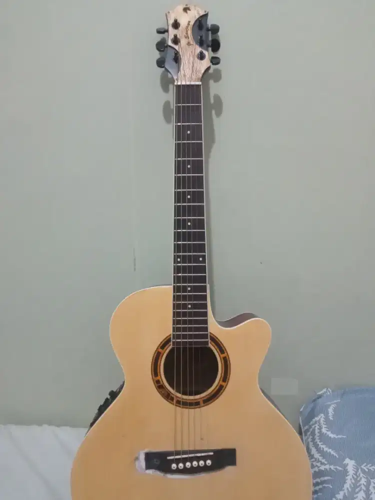 gitar jr sanjaya. jrs mini electric fishman presys blend